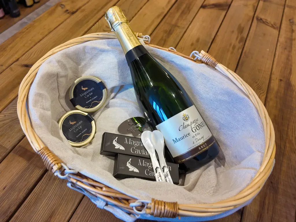 [Gift_990005] Gavekurv - Maurice Gonel Champagne & Baerii Caviar