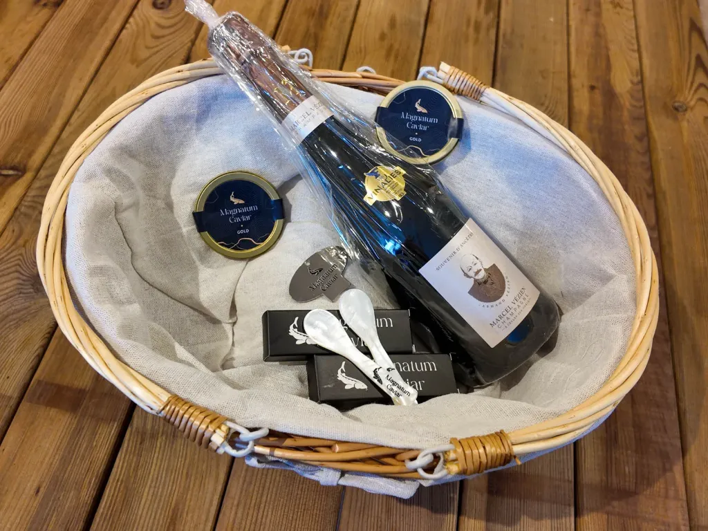 [Gift_990006] Gavekurv - Marcel VÉZIEN Champagne & Gold caviar